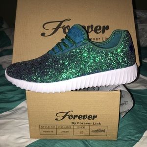 Forever Green/Blue Sparkle Shoes.